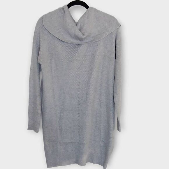Baccari Womens Sweater Dress Sz XS-M Slouch Turtleneck Long Sleeve Pullover Knit - Picture 1 of 13